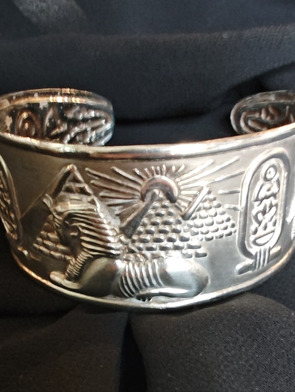 Silver Cuff Bracelet From Egypt